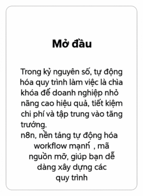 5 Workflow n8n Hữu Ích Cho Doanh Nghiệp Nhỏ: Tối Ưu Hoá Quy Trình, Bứt Phá Doanh Thu!